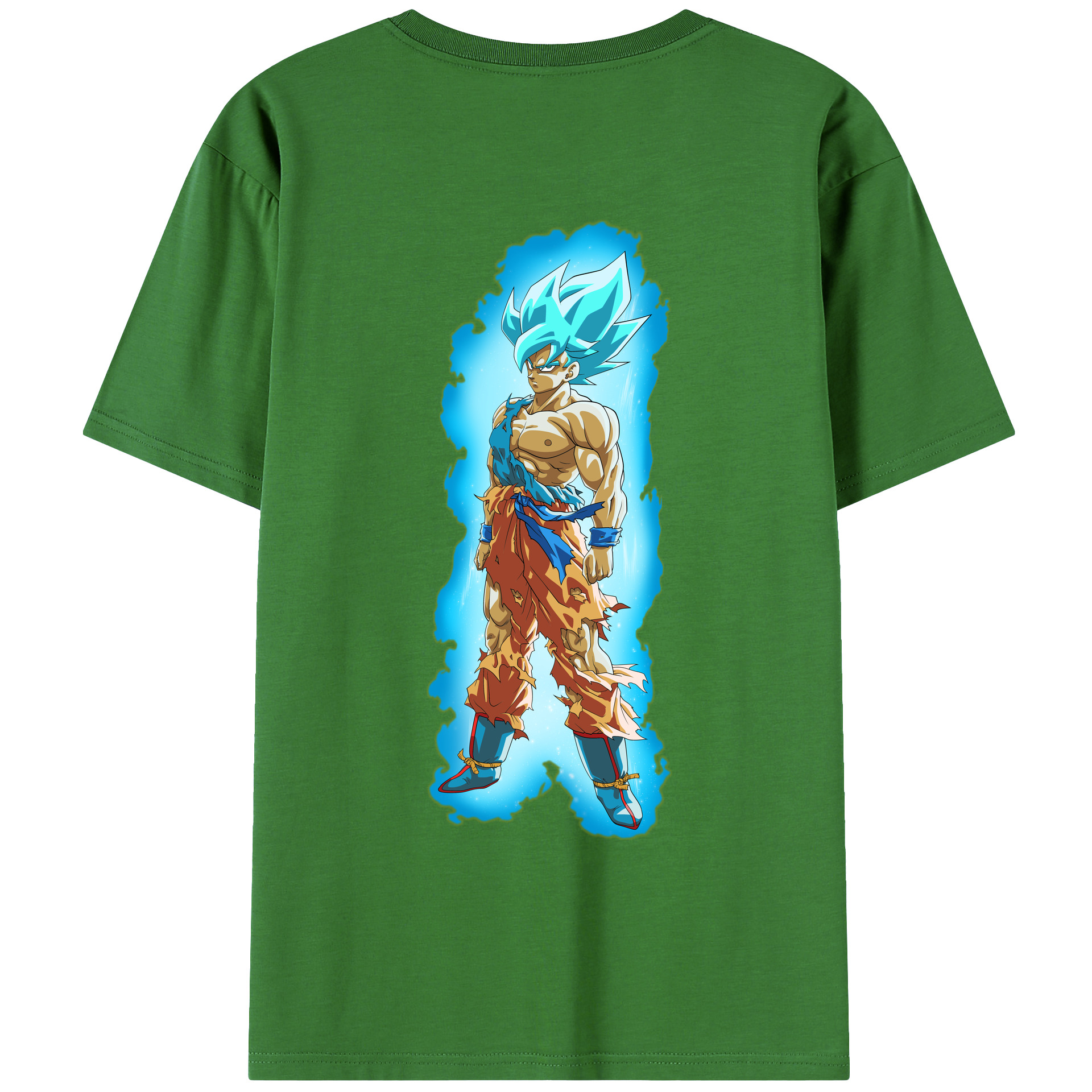 （画像用） ドラゴンボール 孫悟空（そん ごくう）Son Goku カカロット DRAGON BALL Kakarotto レディース半袖Tシャツ(バックプリント)